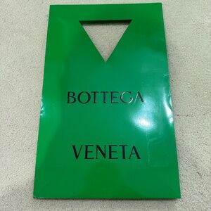 Authentic Bottega Veneta Green Gift Paper Shopping Bag